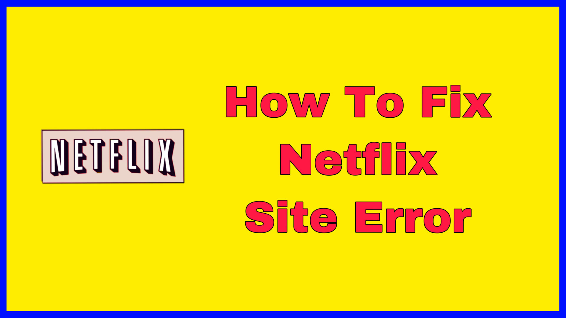netflix sign up error