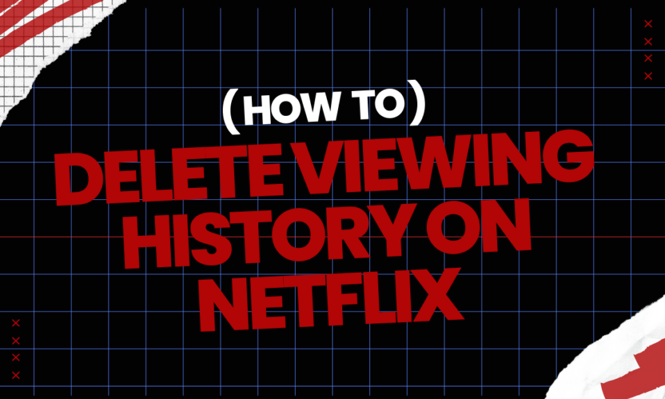 How to Delete your Viewing History on Netflix